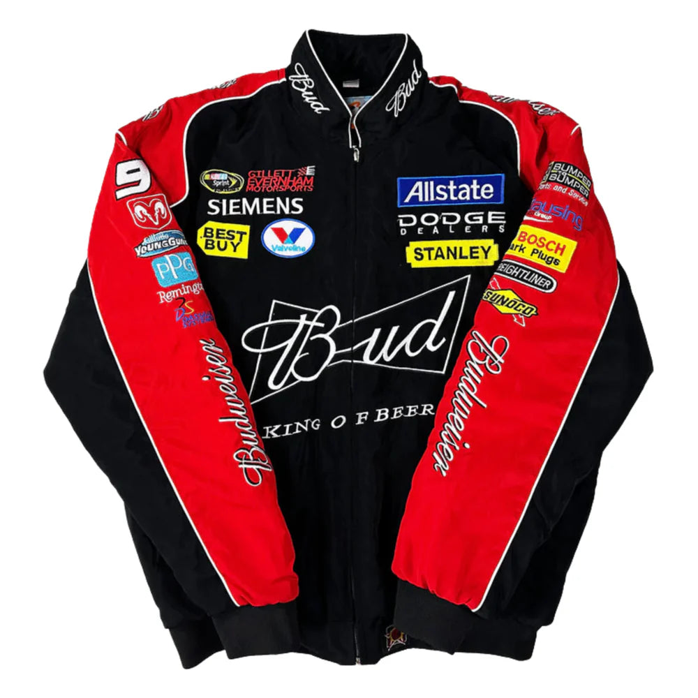 Budweiser Black Racing Jacket | Unisex