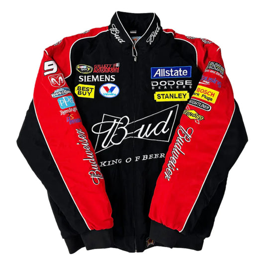 Budweiser Black Racing Jacket | Unisex