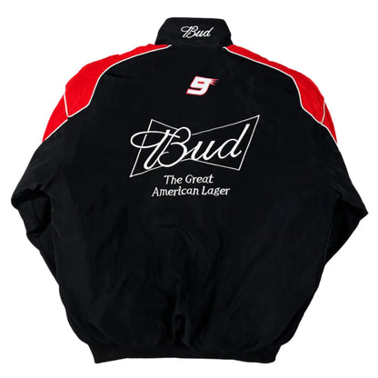 Budweiser Black Racing Jacket | Unisex
