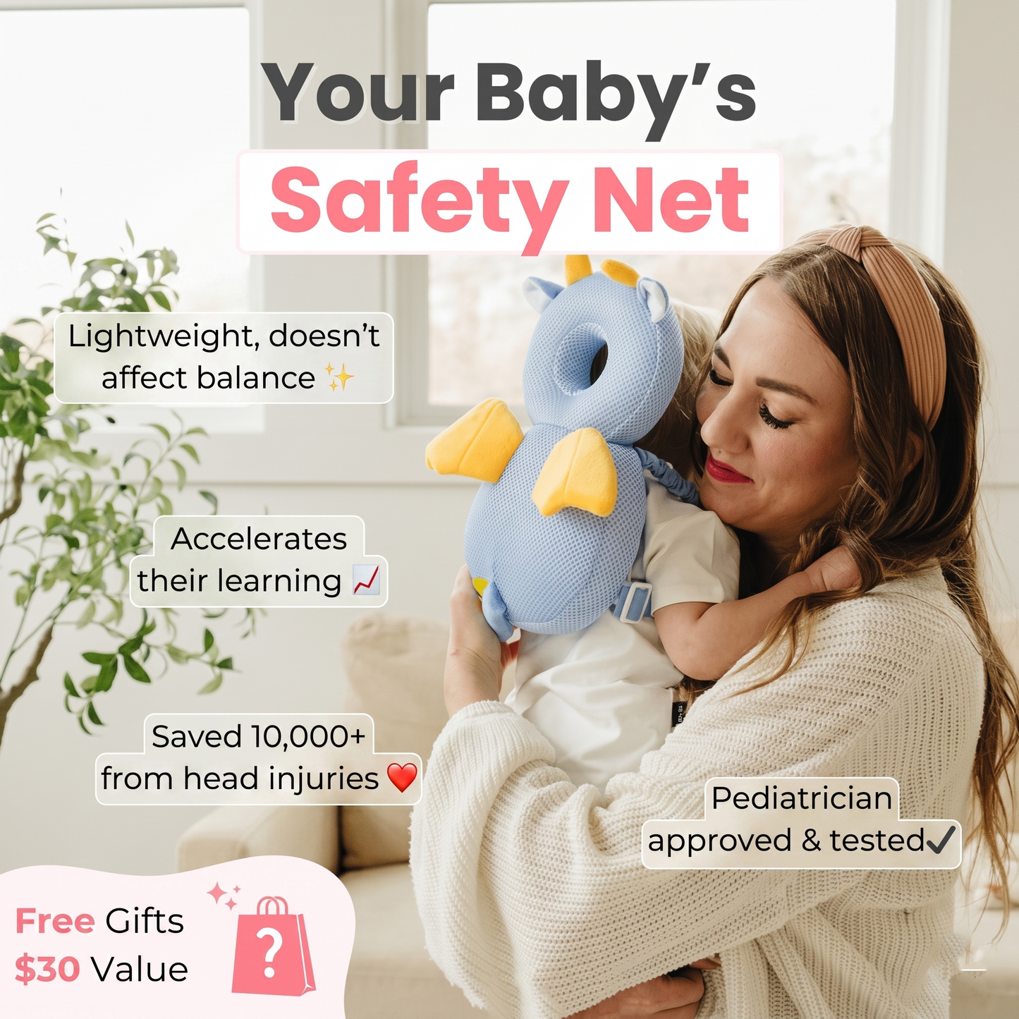 Velarux® BabiGuard Head Protector